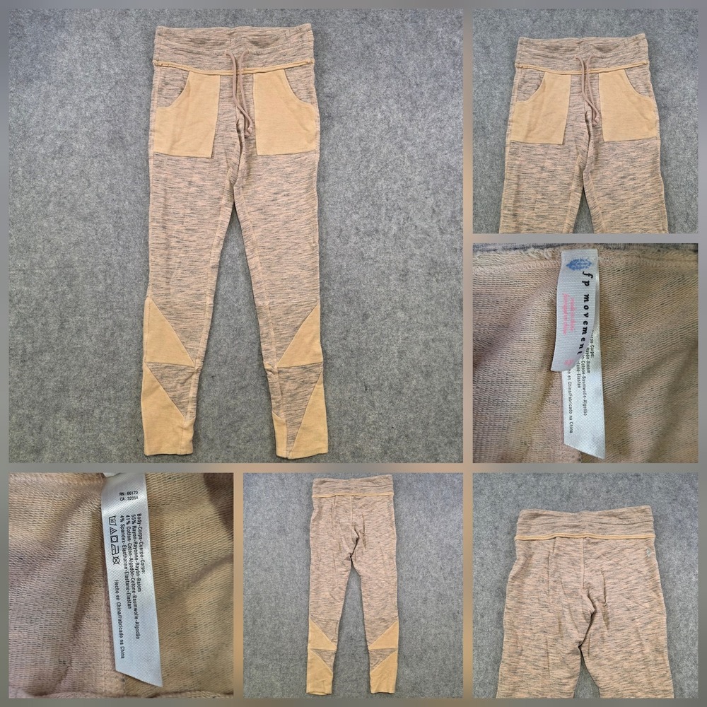 FP Movement Free People Active Kyoto Soft Leggings Womens Medium Nectar Peach